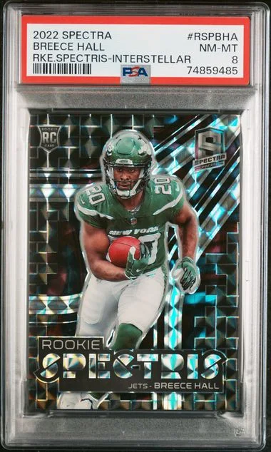 2022 Panini Spectra Breece Hall Spectris Interstellar #RSP-BHA card image