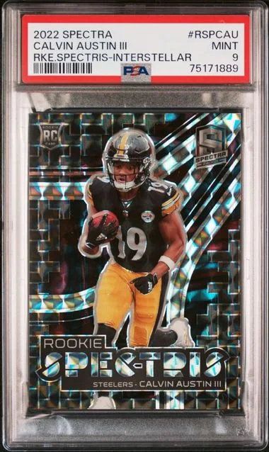 2022 Panini Spectra Calvin Austin III Spectris Interstellar #RSP-CAU card image