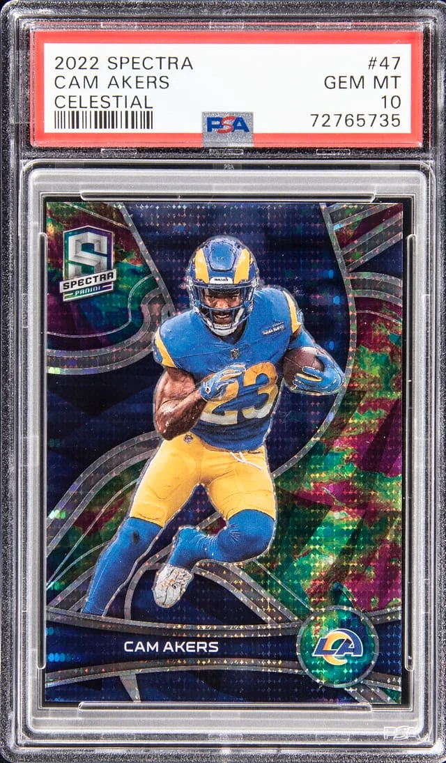 2022 Panini Spectra Cam Akers Celestial #47 card image