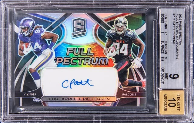 2022 Panini Spectra Cordarrelle Patterson Full Spectrum Autographs #FSA-CPA card image