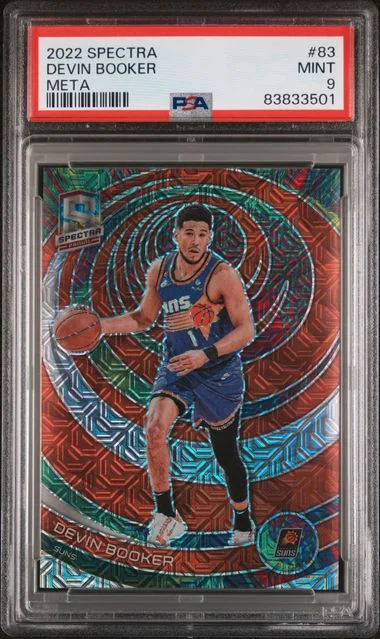 2022 Panini Spectra Devin Booker Meta #83 card image