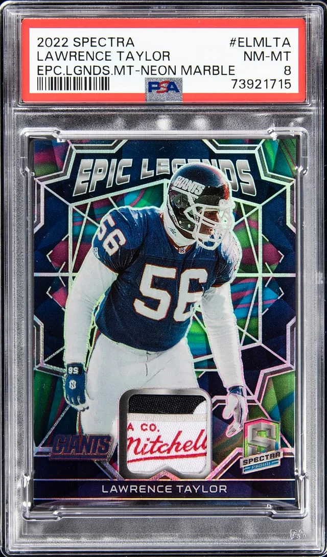 2022 Panini Spectra Epic Legends Materials Marble Laundry #no-number card image