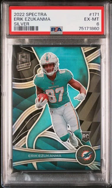 2022 Panini Spectra Erik Ezukanma Silver #171 card image