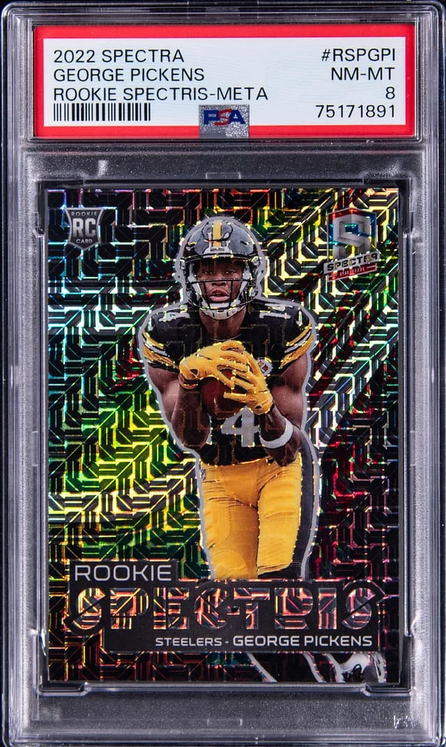 2022 Panini Spectra George Pickens Spectris Meta #RSP-GPI card image