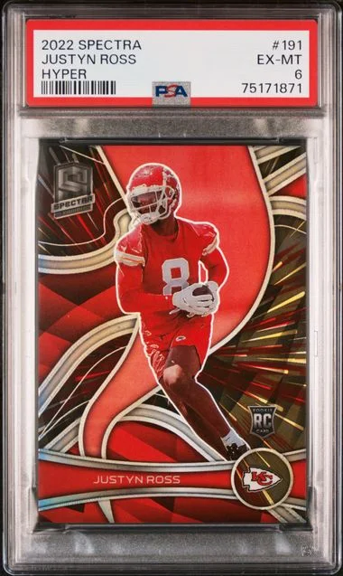 2022 Panini Spectra Justyn Ross Hyper #191 card image