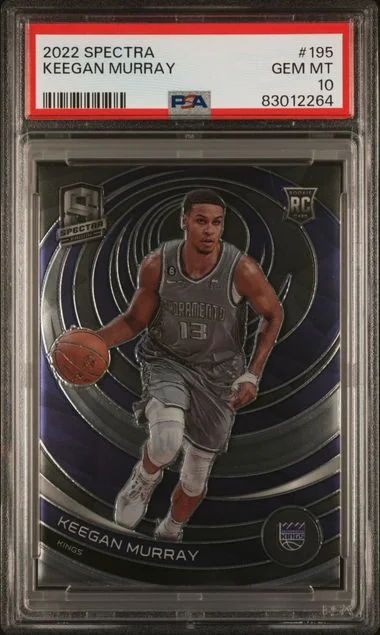 2022 Panini Spectra Keegan Murray #195 card image