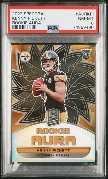 2022 Panini Spectra Kenny Pickett Aura #AUR-KPI card image