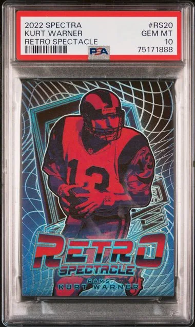 2022 Panini Spectra Kurt Warner Retro Spectacle #RS-20 card image