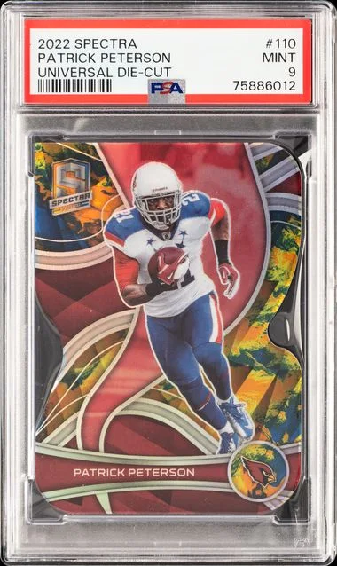 2022 Panini Spectra Patrick Peterson Universal Die-Cut #110 card image