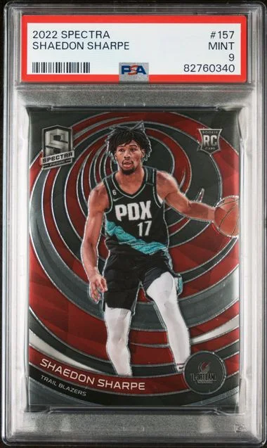 2022 Panini Spectra Shaedon Sharpe #157 card image