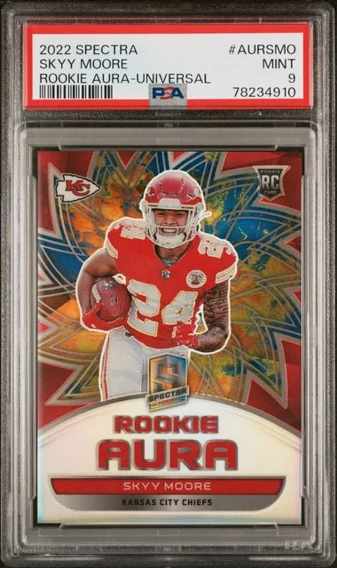 2022 Panini Spectra Skyy Moore Aura Universal #AURSMO card image
