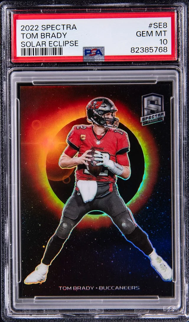 2022 Panini Spectra Tom Brady Solar Eclipse #SE8 card image