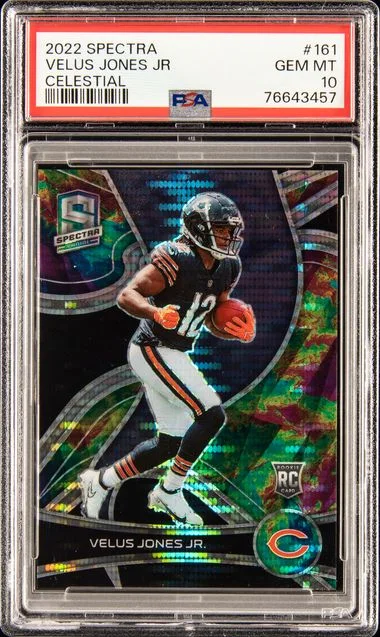 2022 Panini Spectra Velus Jones Jr Celestial #161 card image