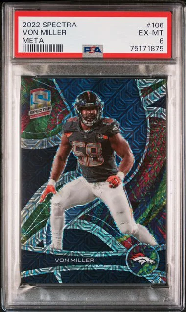2022 Panini Spectra Von Miller Meta #106 card image