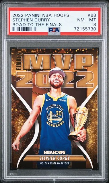 2022 Panini Stephen Curry NBA Hoops Road To The Finals #98 card image