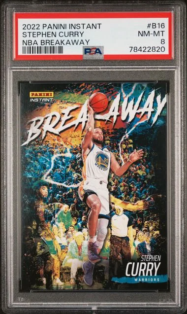 2022 Panini Stephen Curry Instant NBA Breakaway #B16 card image