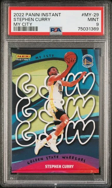 2022 Panini Stephen Curry Instant My City #My-29 card image