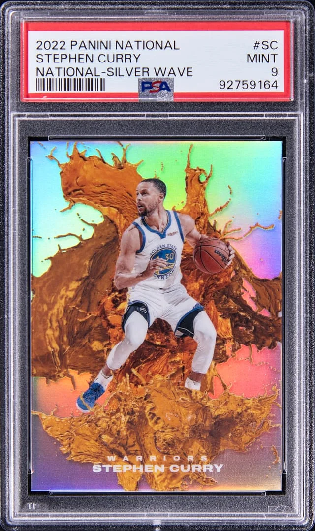 2022 Panini Stephen Curry National National Silver Wave #SC card image