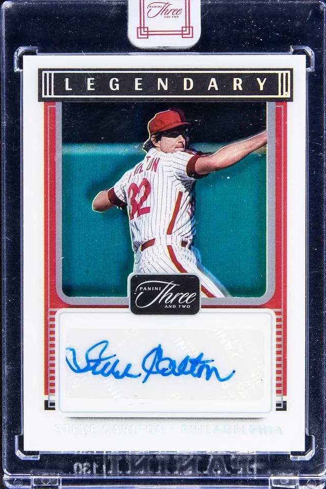 2022 Panini Steve Carlton Three and Two Legendary #LS-SC card image