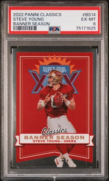 2022 Panini Steve Young Classics Banner Season #BS-14 card image