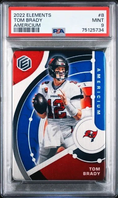 2022 Panini Tom Brady Elements Americium #8 card image