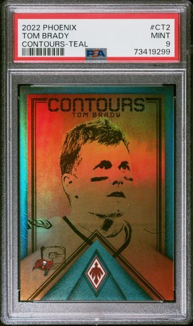 2022 Panini Tom Brady Phoenix Contours Orange #CT2 card image