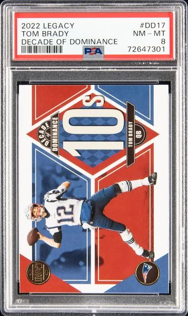 2022 Panini Tom Brady Legacy Decade Of Dominance #Dd17 card image