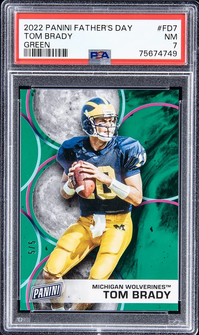2022 Panini Tom Brady Father's Day #FD7 card image