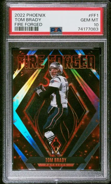 2022 Panini Tom Brady Phoenix Fire Forged #FF1 card image