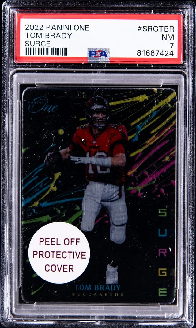 2022 Panini Tom Brady One Surge #SRG-TBR card image