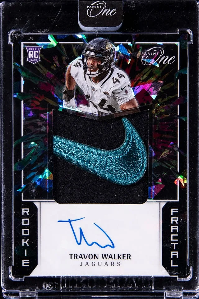 2022 Panini Travon Walker One Fractal #376 card image