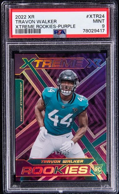 2022 Panini Travon Walker Xr Xtreme Rookies Purple #XTR24 card image