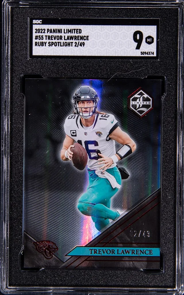 2022 Panini Trevor Lawrence Limited #55 card image