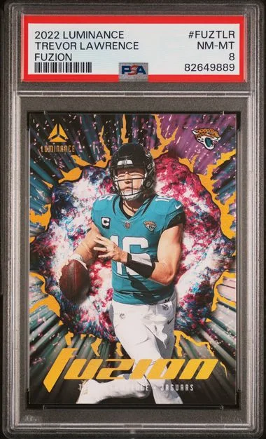 2022 Panini Trevor Lawrence Luminance Fuzion #FUZTLR card image