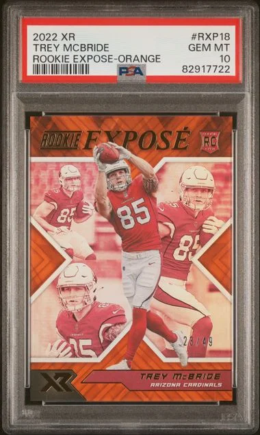 2022 Panini Trey Mcbride Xr Expose Orange #RXP18 card image