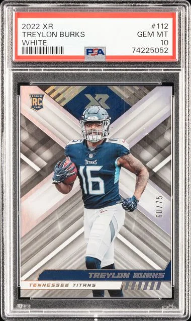 2022 Panini Treylon Burks Xr White #112 card image