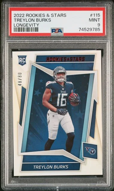 2022 Panini Treylon Burks Rookies & Stars Longevity #115 card image