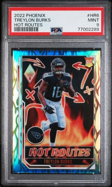 2022 Panini Treylon Burks Phoenix Hot Routes #HR6 card image