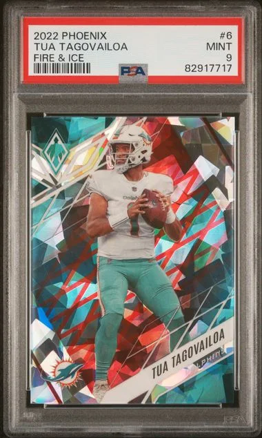 2022 Panini Tua Tagovailoa Phoenix Fire & Ice #6 card image
