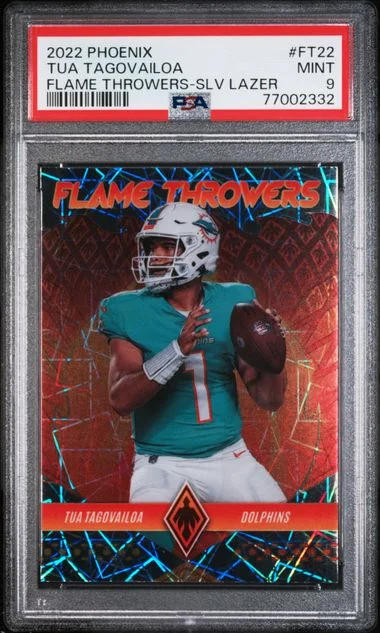 2022 Panini Tua Tagovailoa Phoenix Flame Throwers #FT22 card image