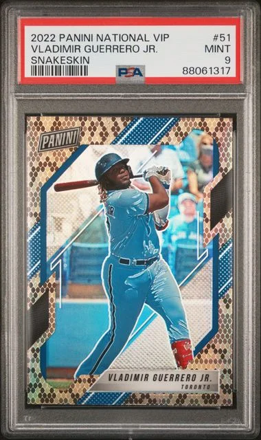 2022 Panini Vladimir Guerrero Jr. National VIP Snakeskin #51 card image