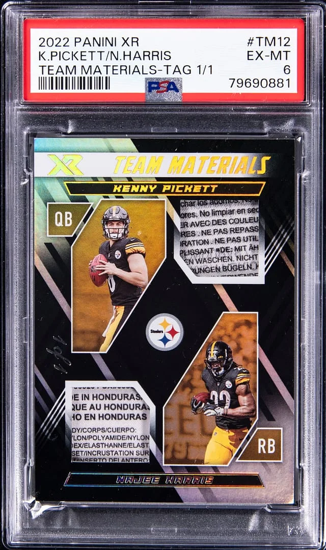 2022 Panini Xr Team Materials Laundry #no-number card image