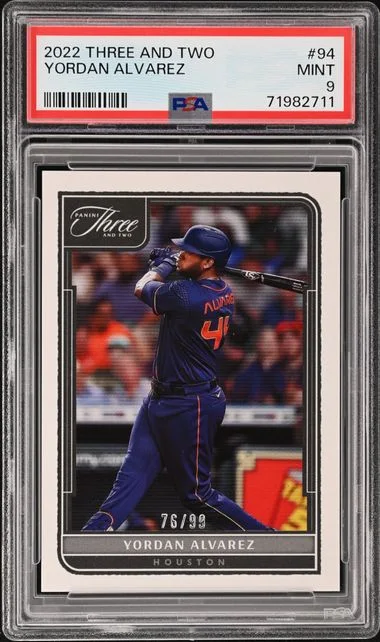 2022 Panini Yordan Alvarez Three and Two #94 card image