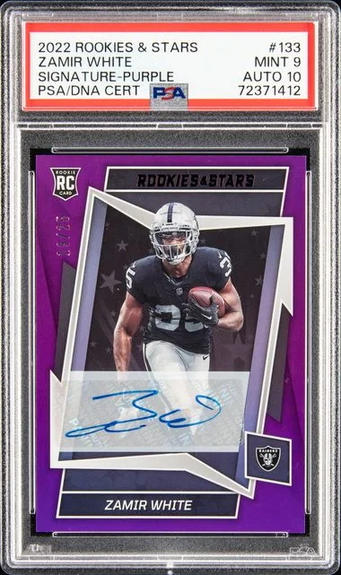 2022 Panini Zamir Rookies & Stars Signature-Purple #133 card image