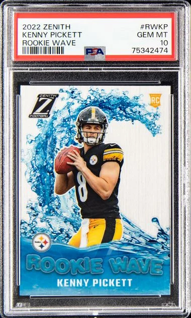2022 Panini Zenith Wave Rwkp Kenny Pickett #no-number card image