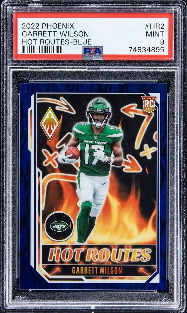 2022 Phoenix Hot Routes - Blue Garrett Wilson #HR2 card image
