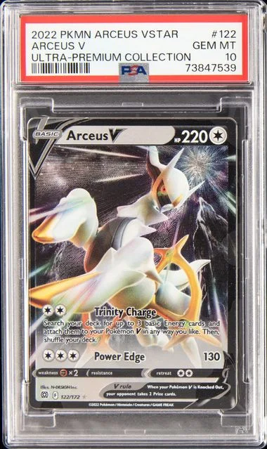 2022 Pokemon Arceus VSTAR Ultra-Premium Collection Arceus V #122 card image