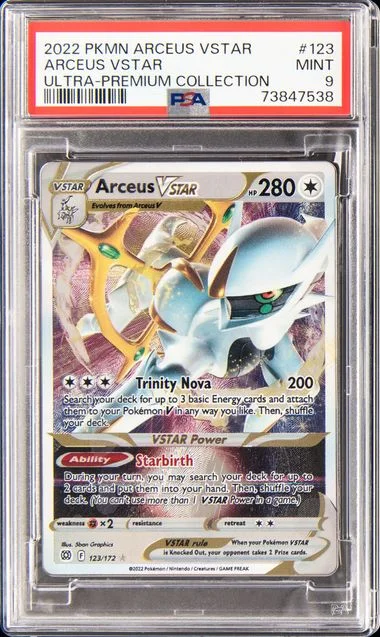 2022 Pokemon Arceus VSTAR Ultra-Premium Collection Arceus VSTAR #123 card image