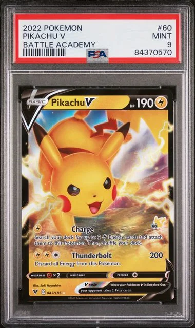 2022 Pokemon Battle Academy Pikachu V #60 card image