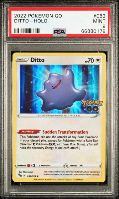 2022 Pokemon Go Ditto-Holo #053 card image